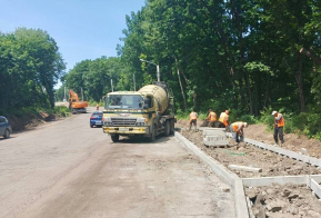 В Хабаровском районе продолжается ремонт двух участков автодороги «г. Хабаровск - с. Мичуринское - с. Федоровка - с. Смирновка - с. Галкино»